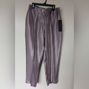 NWT! Donna Karan Slim-leg Ankle Pants, Suit Pants, Rose Pink (SIZE 4)